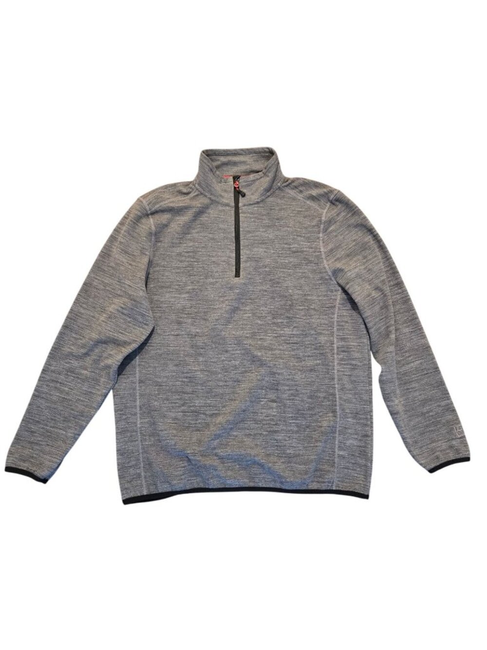Avalanche Outdoor Supply Co 1/4 Zip Fleece Pullover Sweatshirt Gray Men's Large